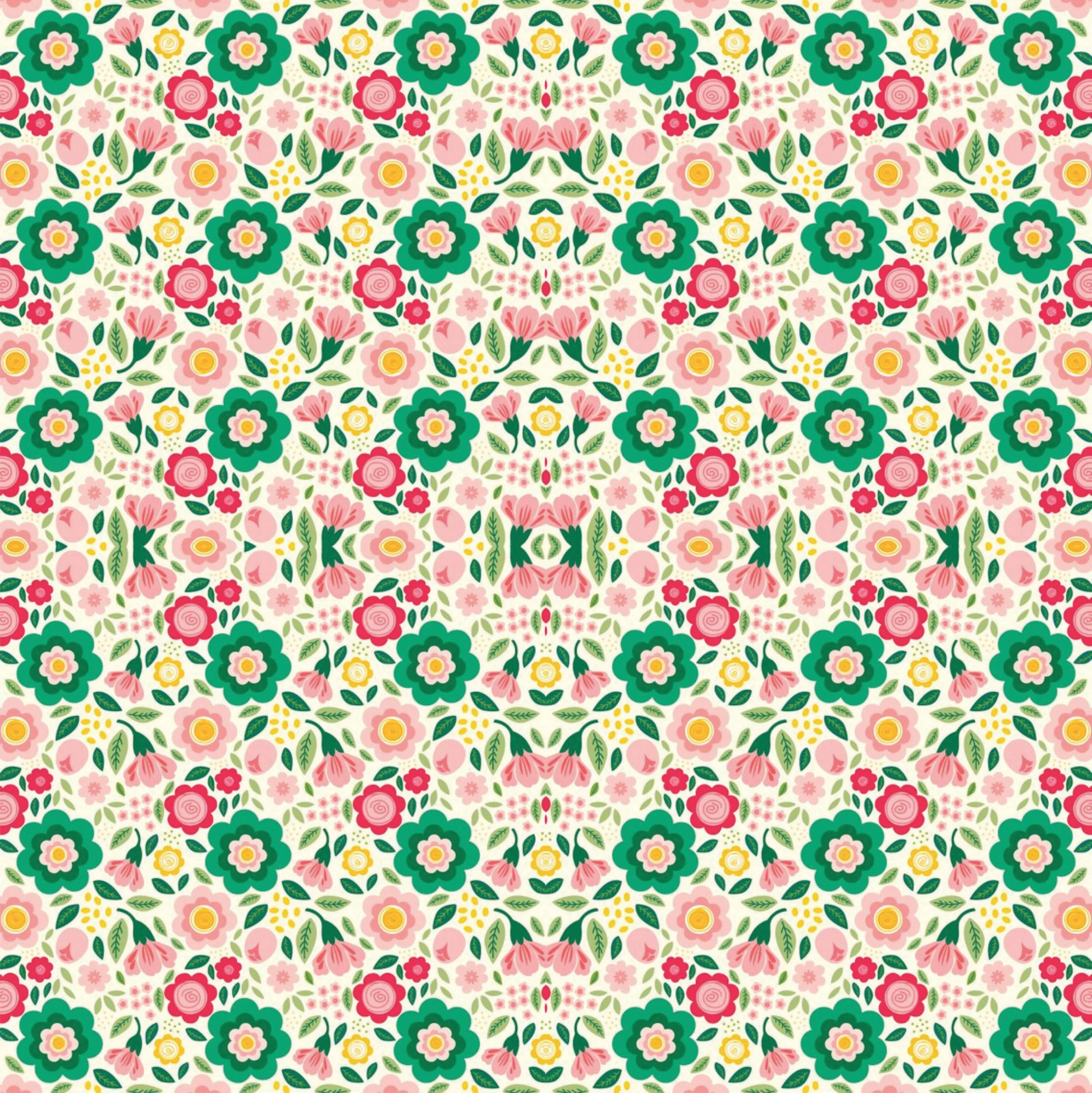 Floral Heat Transfer Vinyl