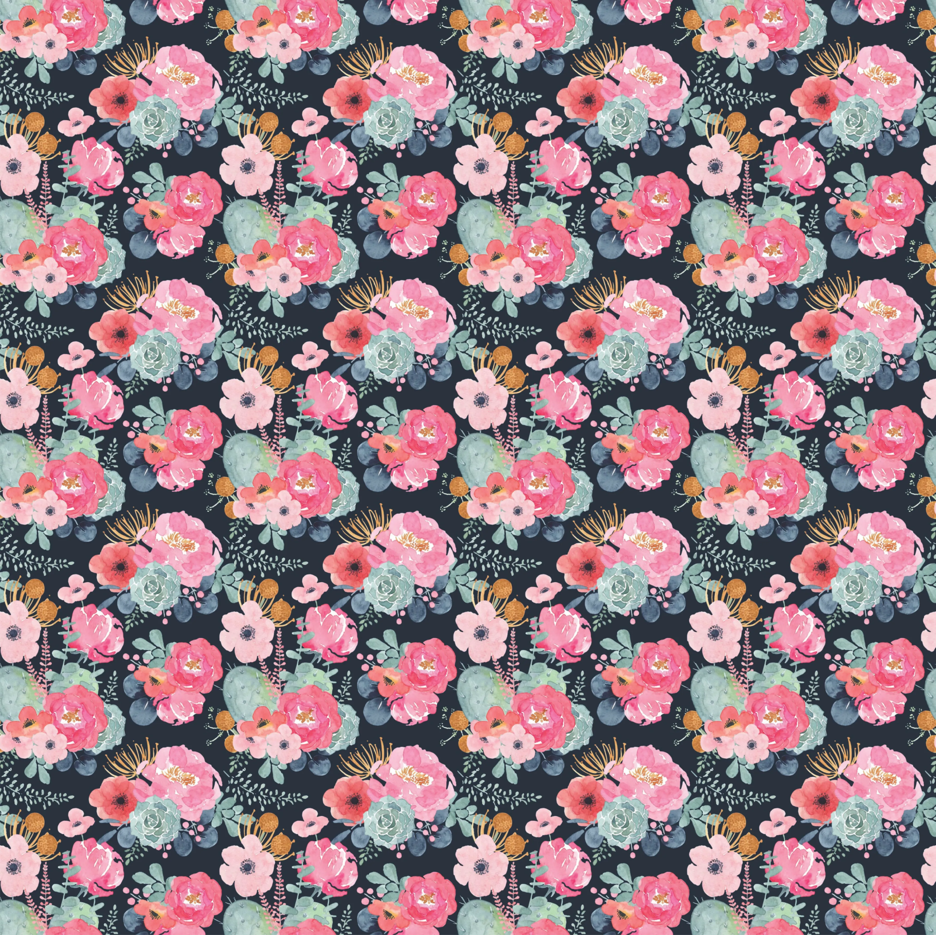 Floral Heat Transfer Vinyl