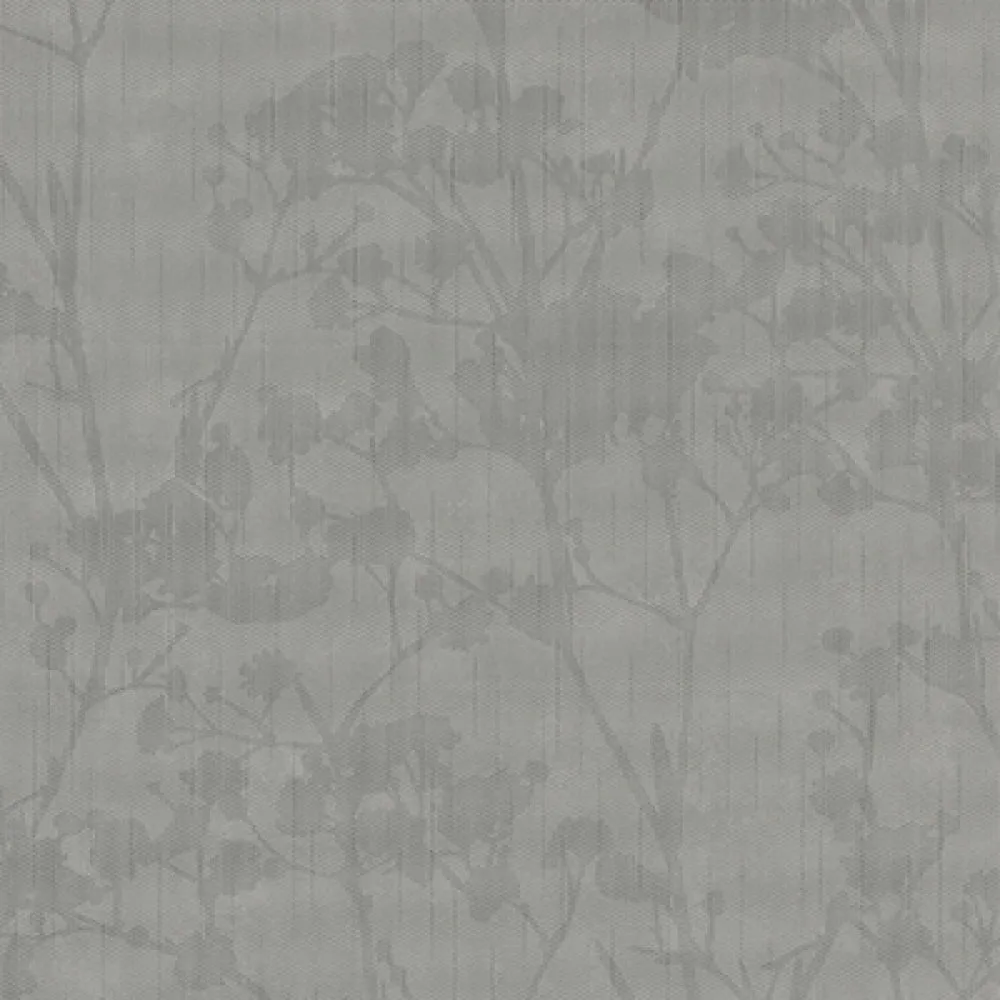 Floral Motifs Textured Dark Grey 6833-10 Wallpaper