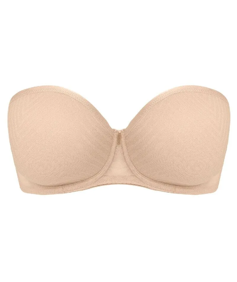 Freya Tailored Underwire Moulded Strapless Bra - Natural Beige