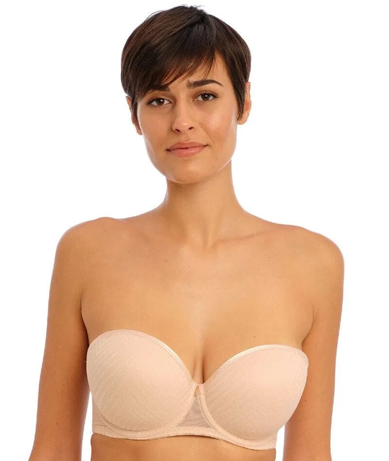 Freya Tailored Underwire Moulded Strapless Bra - Natural Beige