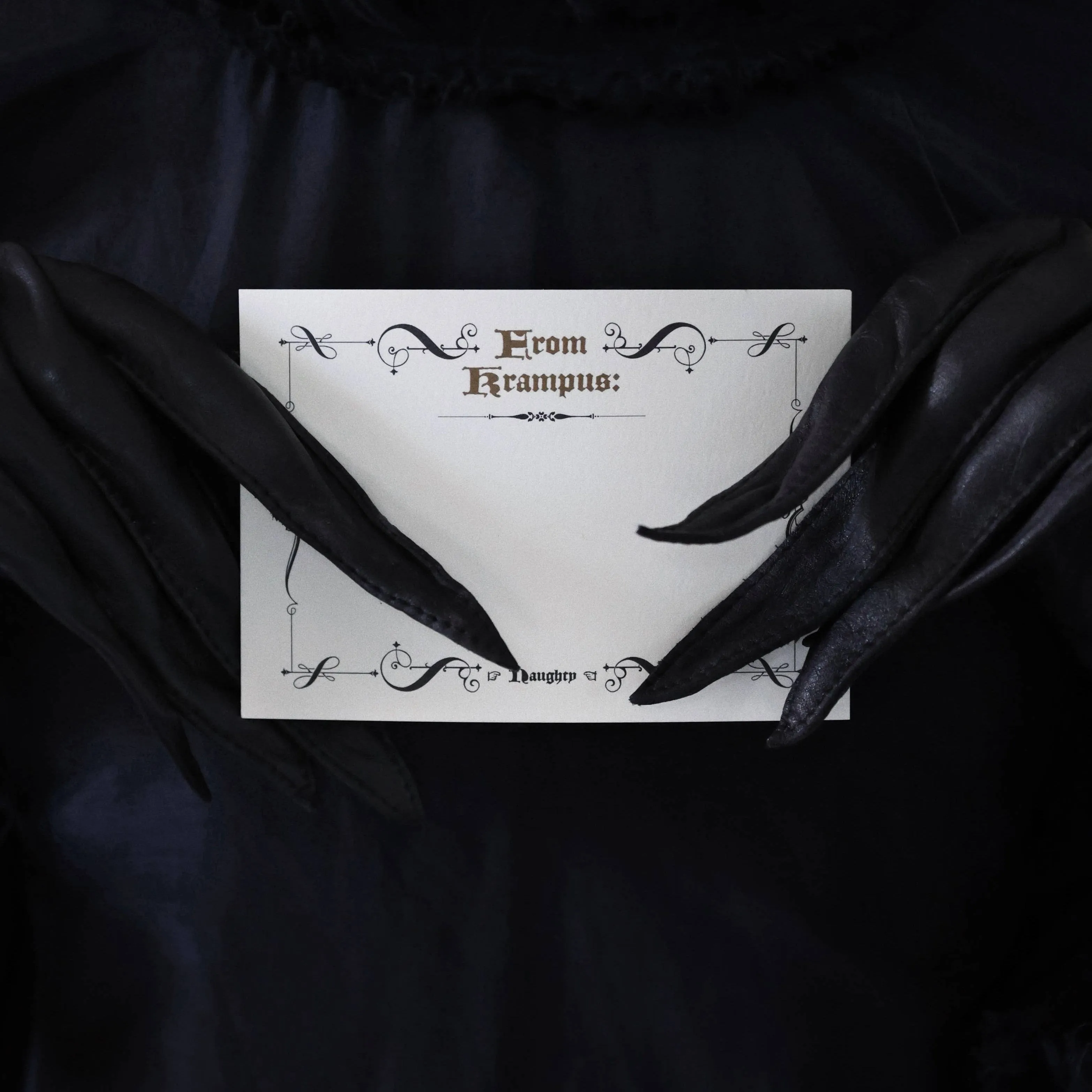 “From Krampus" Holiday Card Set