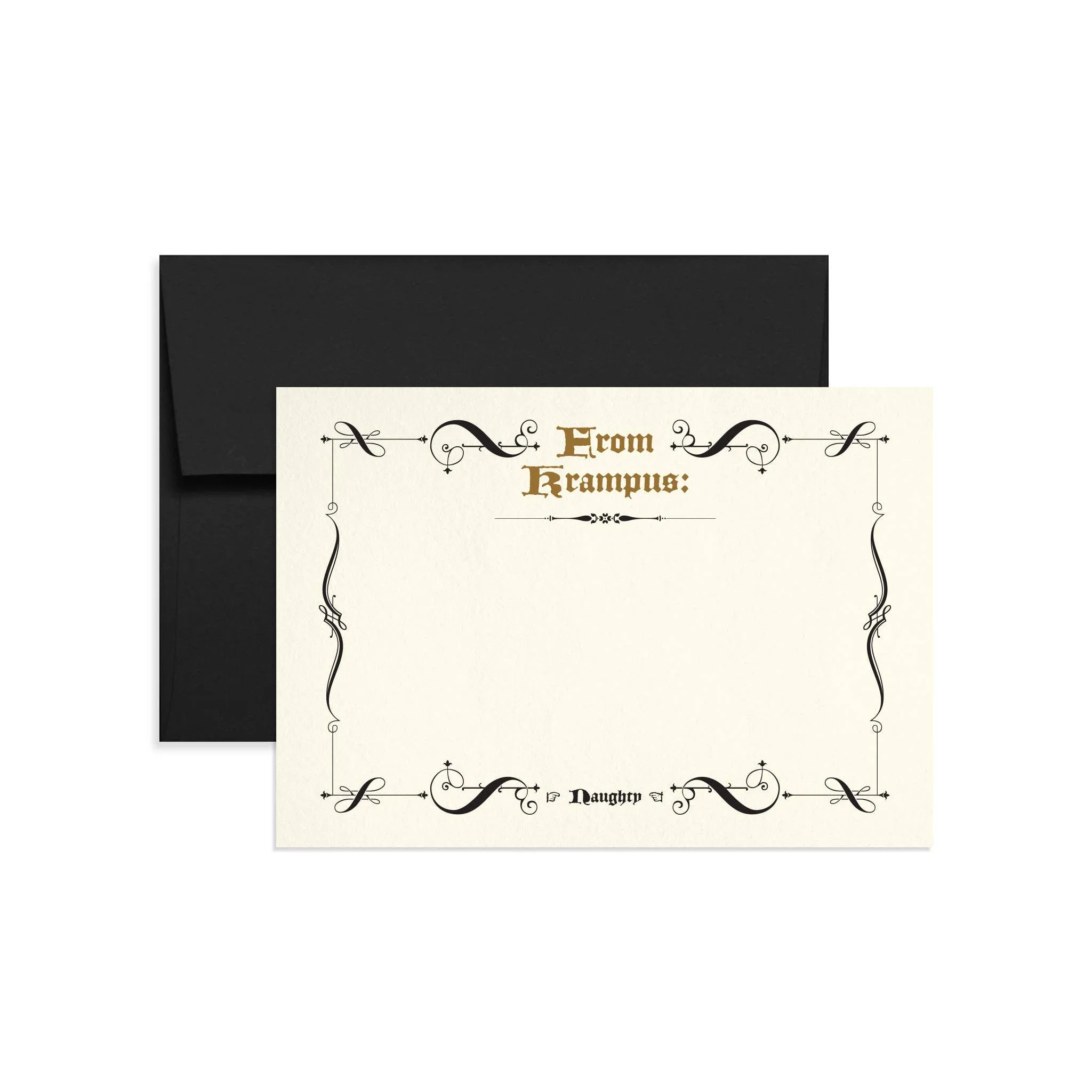 “From Krampus" Holiday Card Set