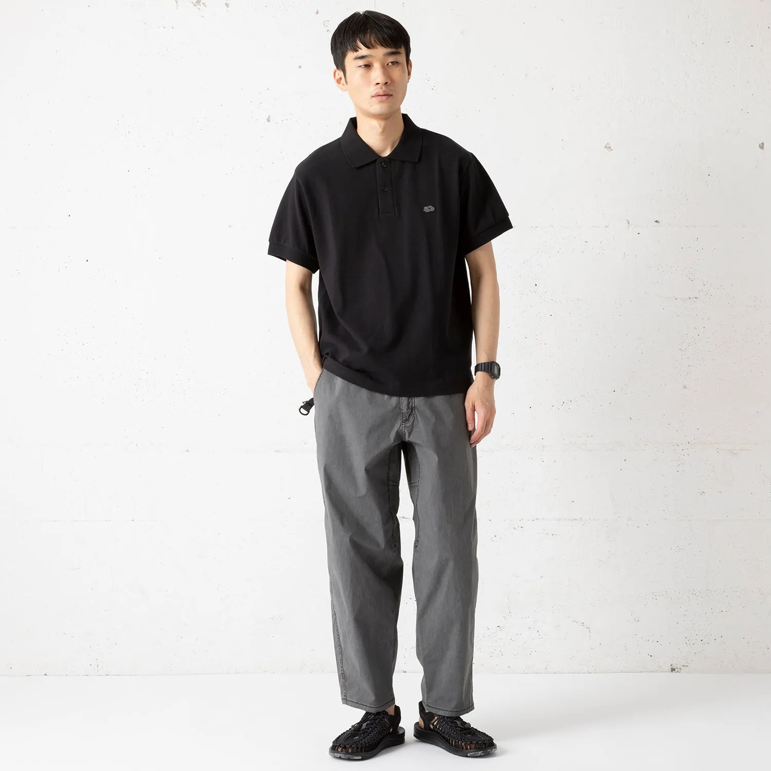 FRUIT OF THE LOOM | フルーツオブザルーム　Begin別注 ビジ⇔カジおいしいブラックフルーツポロ
