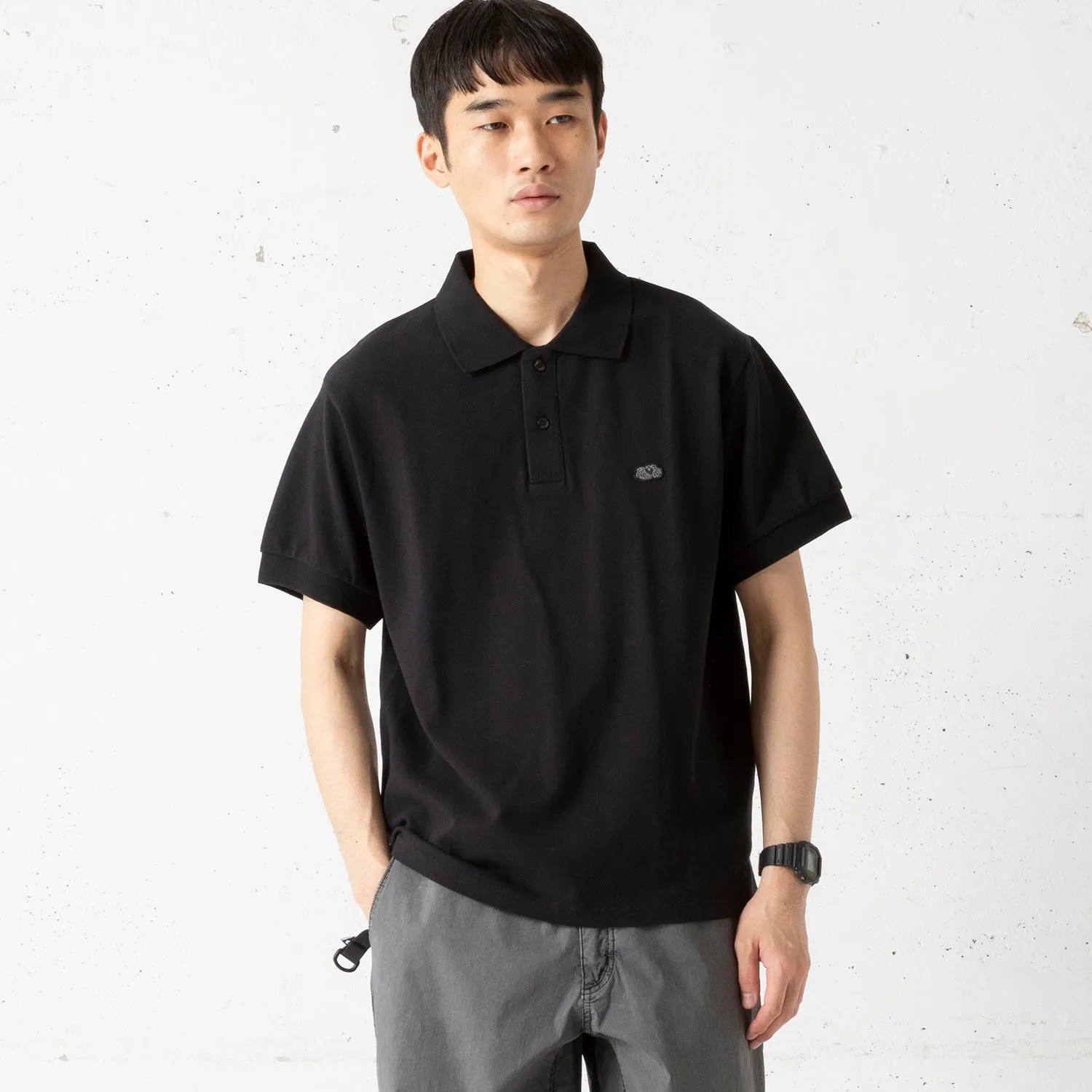 FRUIT OF THE LOOM | フルーツオブザルーム　Begin別注 ビジ⇔カジおいしいブラックフルーツポロ