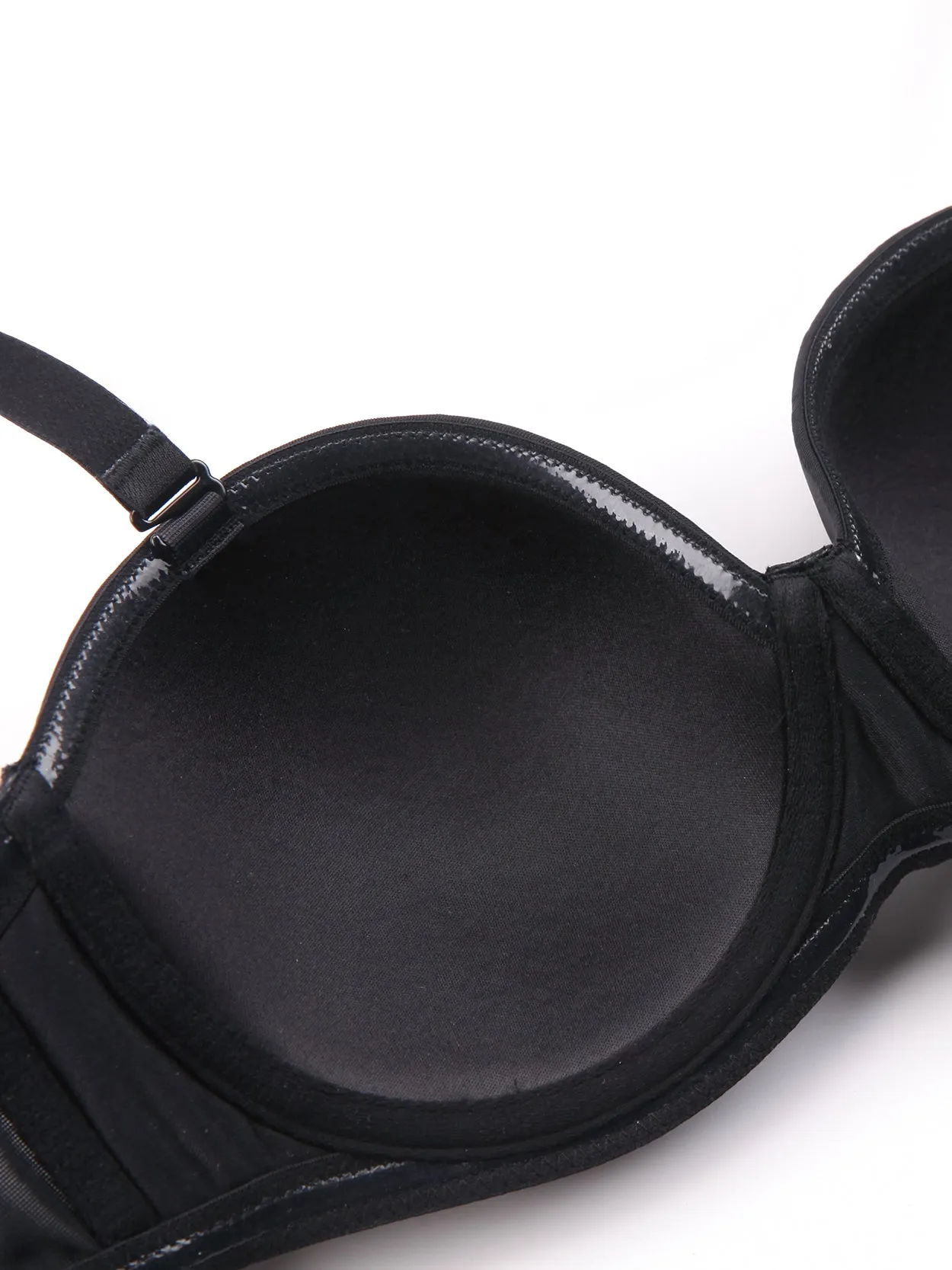 Full Figure Strapless Underwire Multiway Contour Bra Black