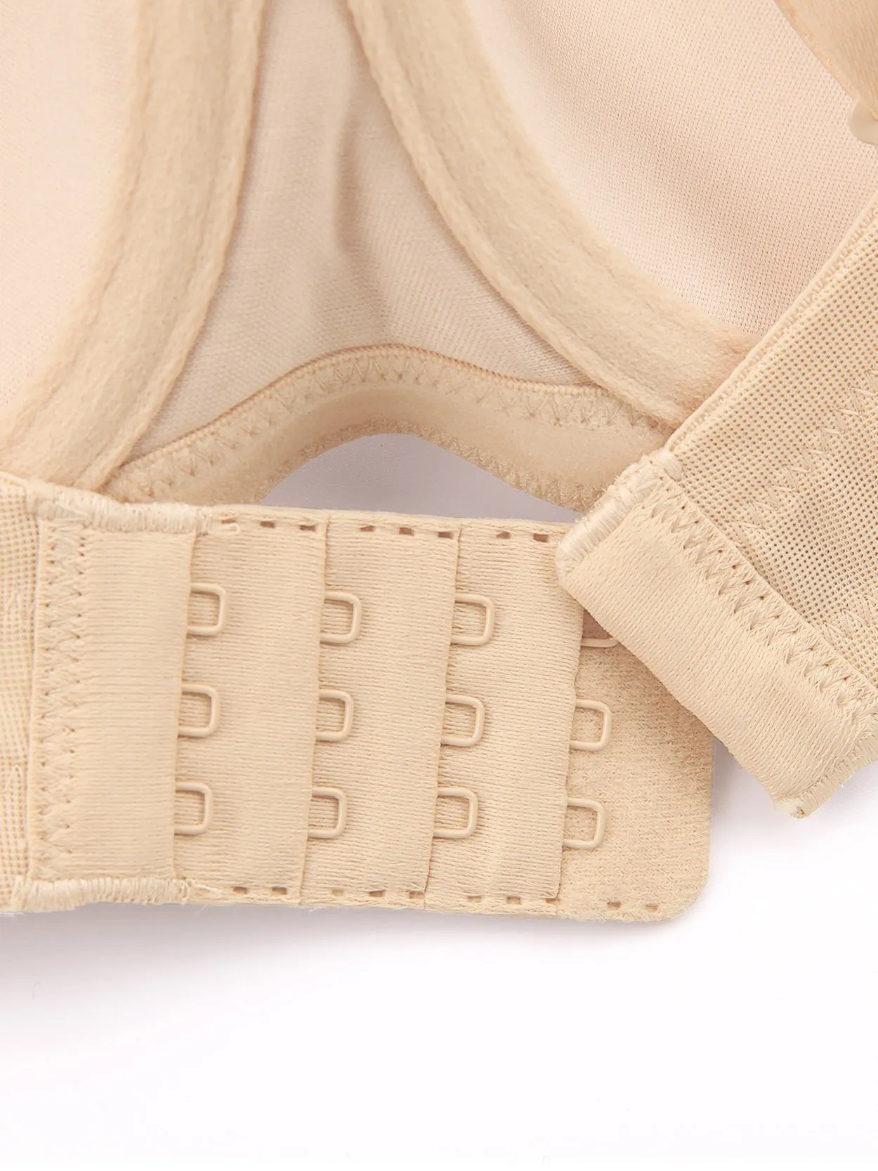 Full Figure Strapless Underwire Multiway Contour Bra Nude