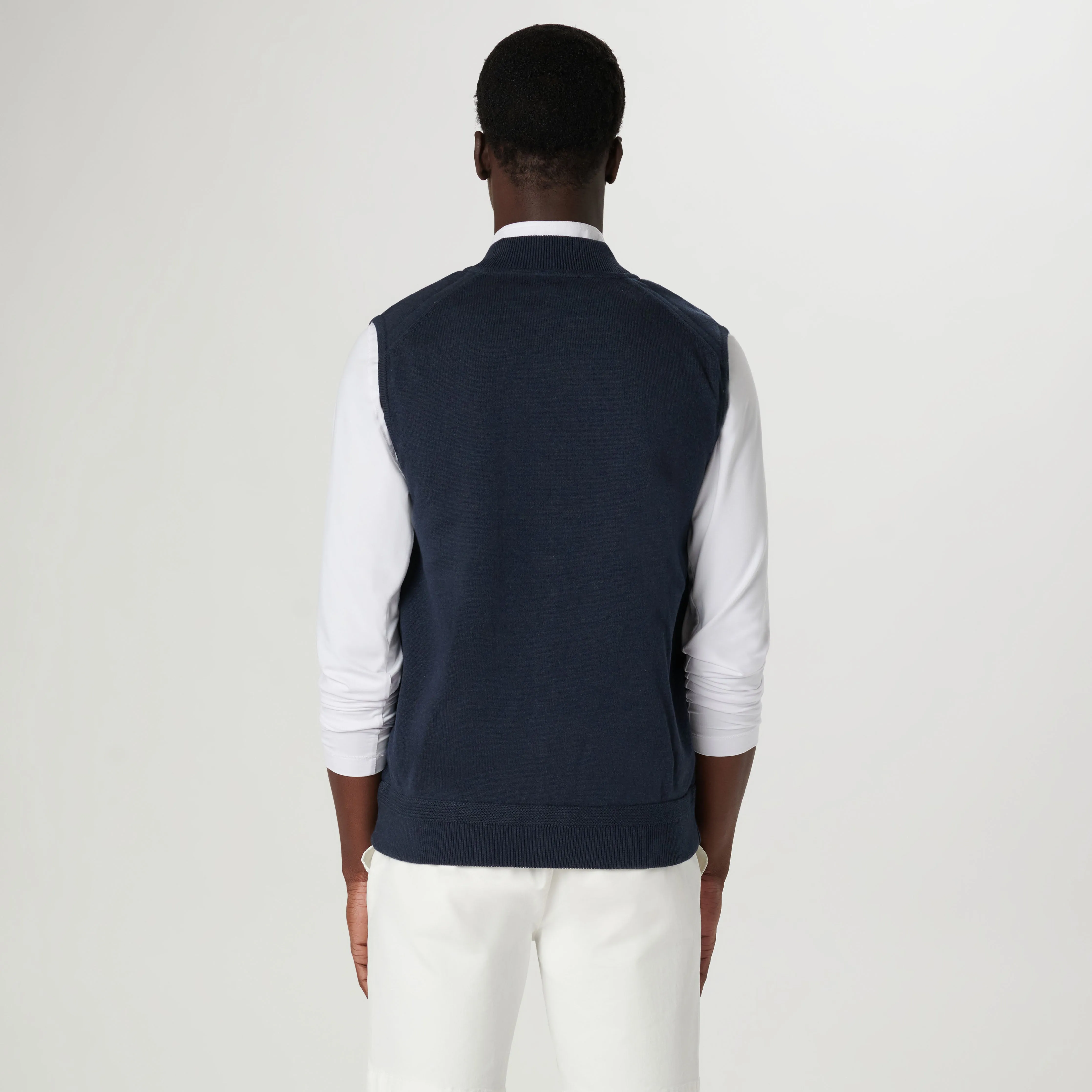 Full Zip Sweater Vest
