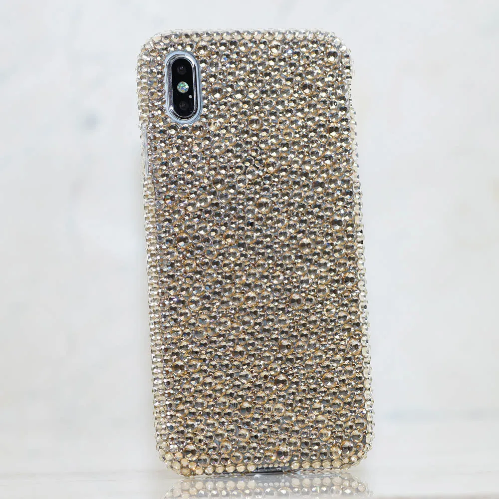 Genuine Champagne Crystals With Mixed Sizes Design (style 955)