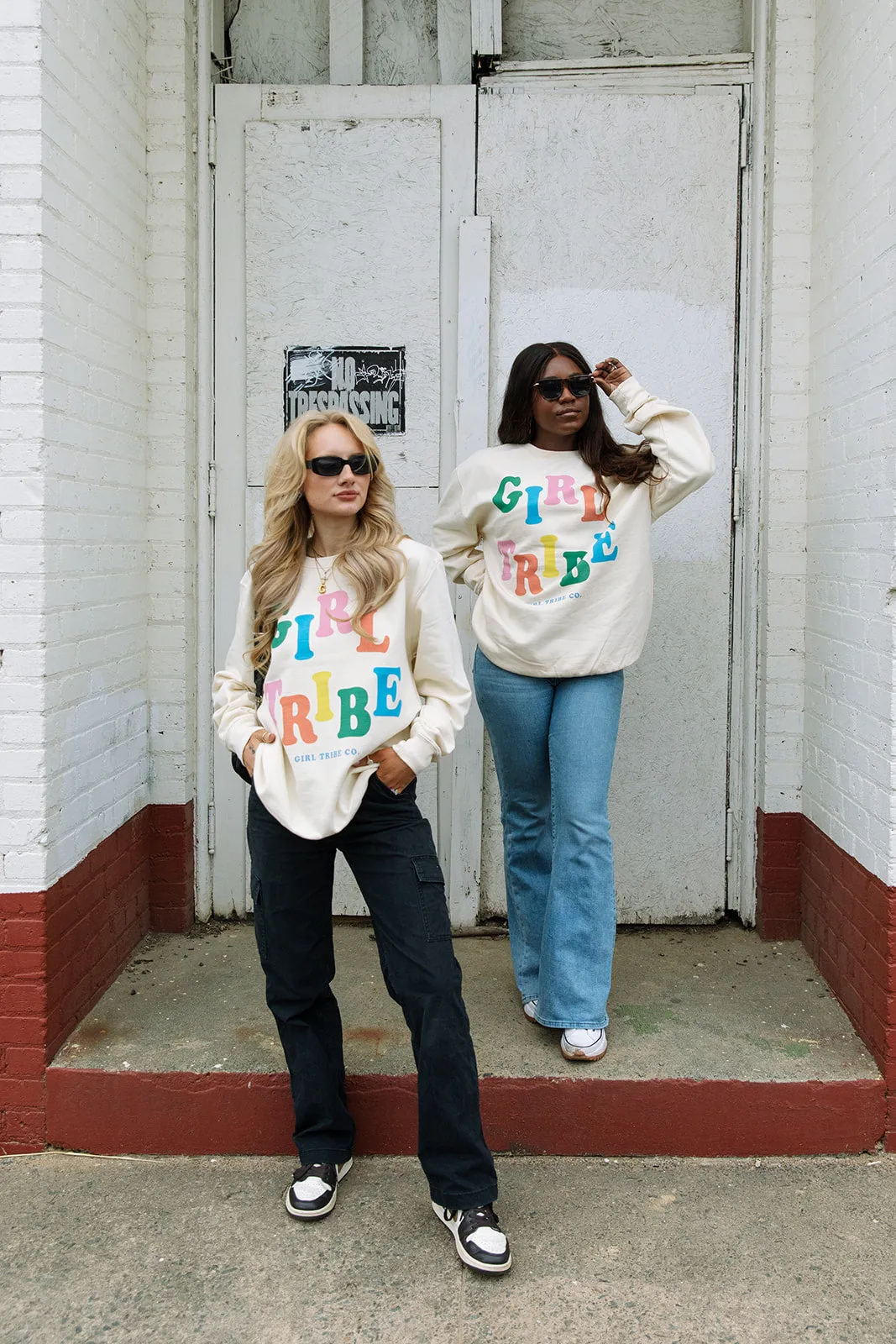 Girl Tribe Rainbow Sweatshirt
