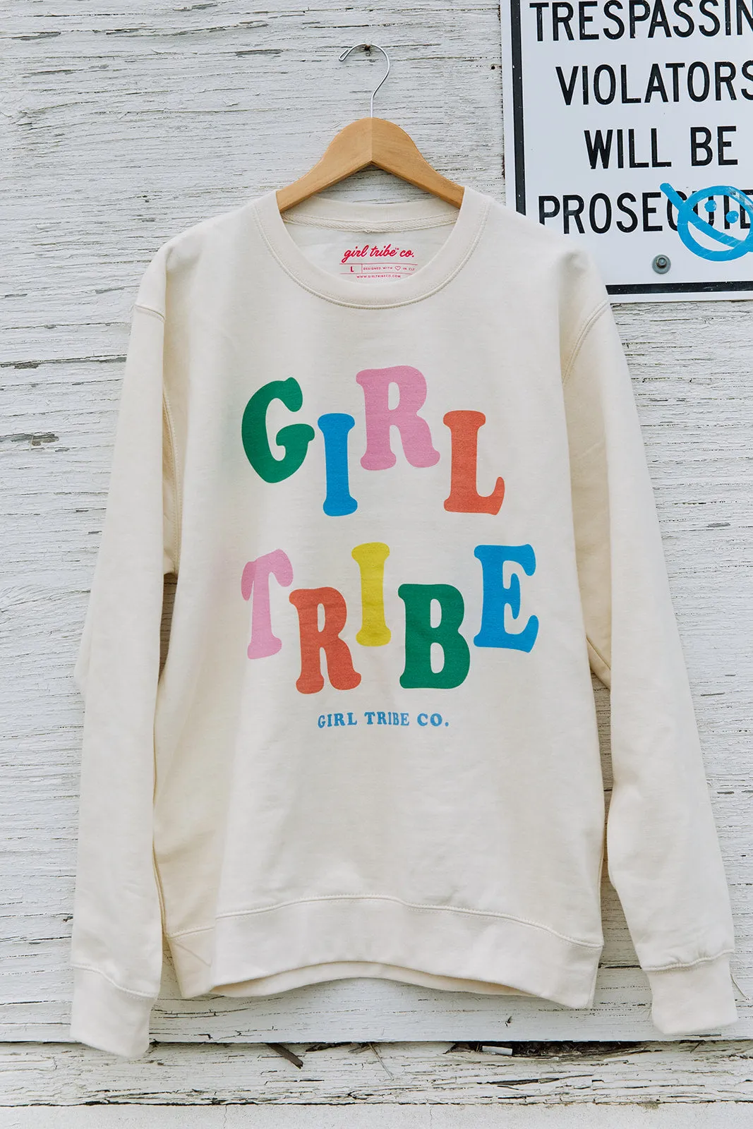 Girl Tribe Rainbow Sweatshirt