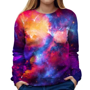 Glossy Galaxy Womens Sweatshirt