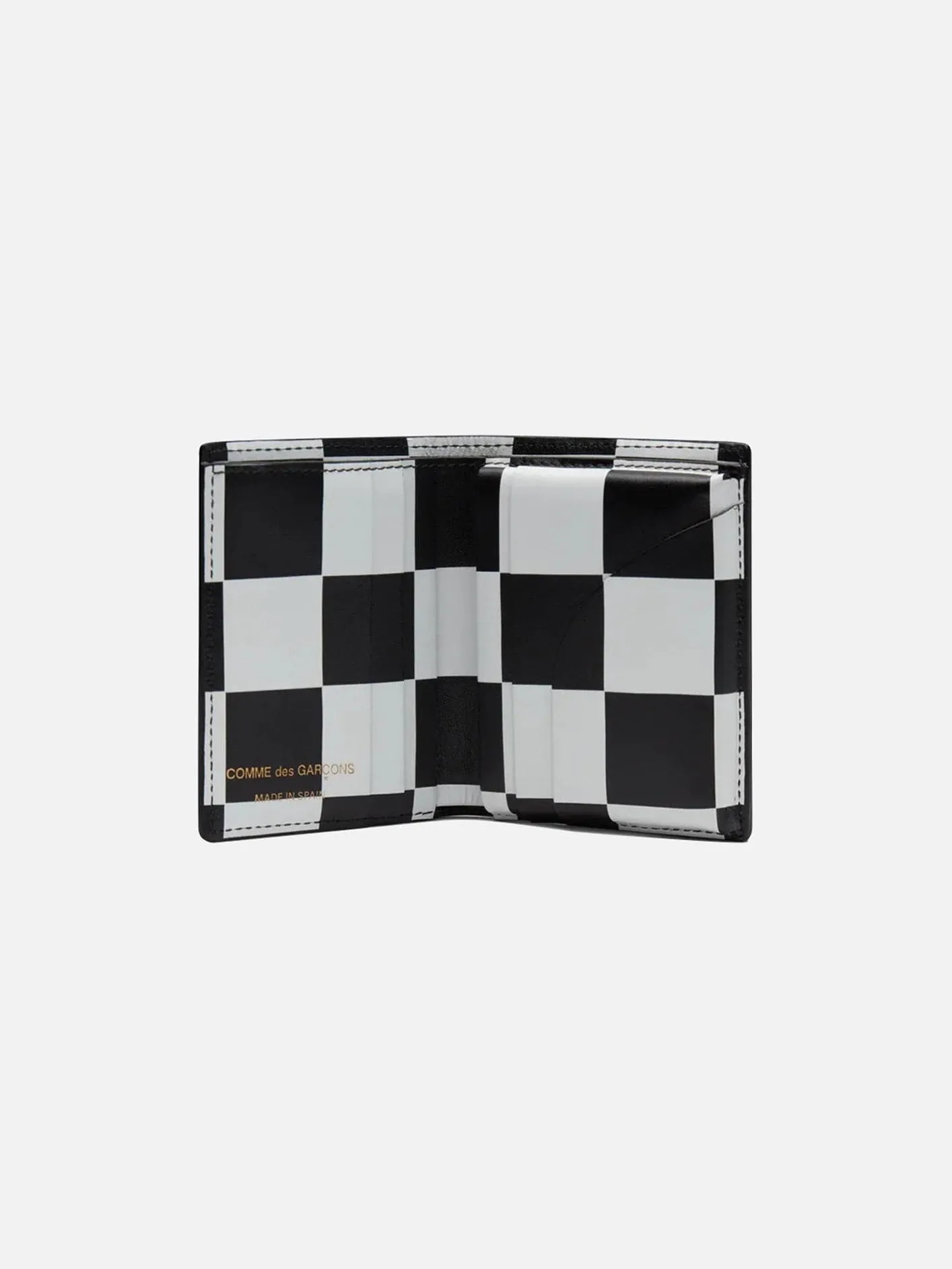 Glossy Wallet - Check Print