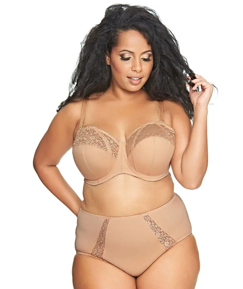 Goddess Adelaide Underwired Strapless Bra - Sand