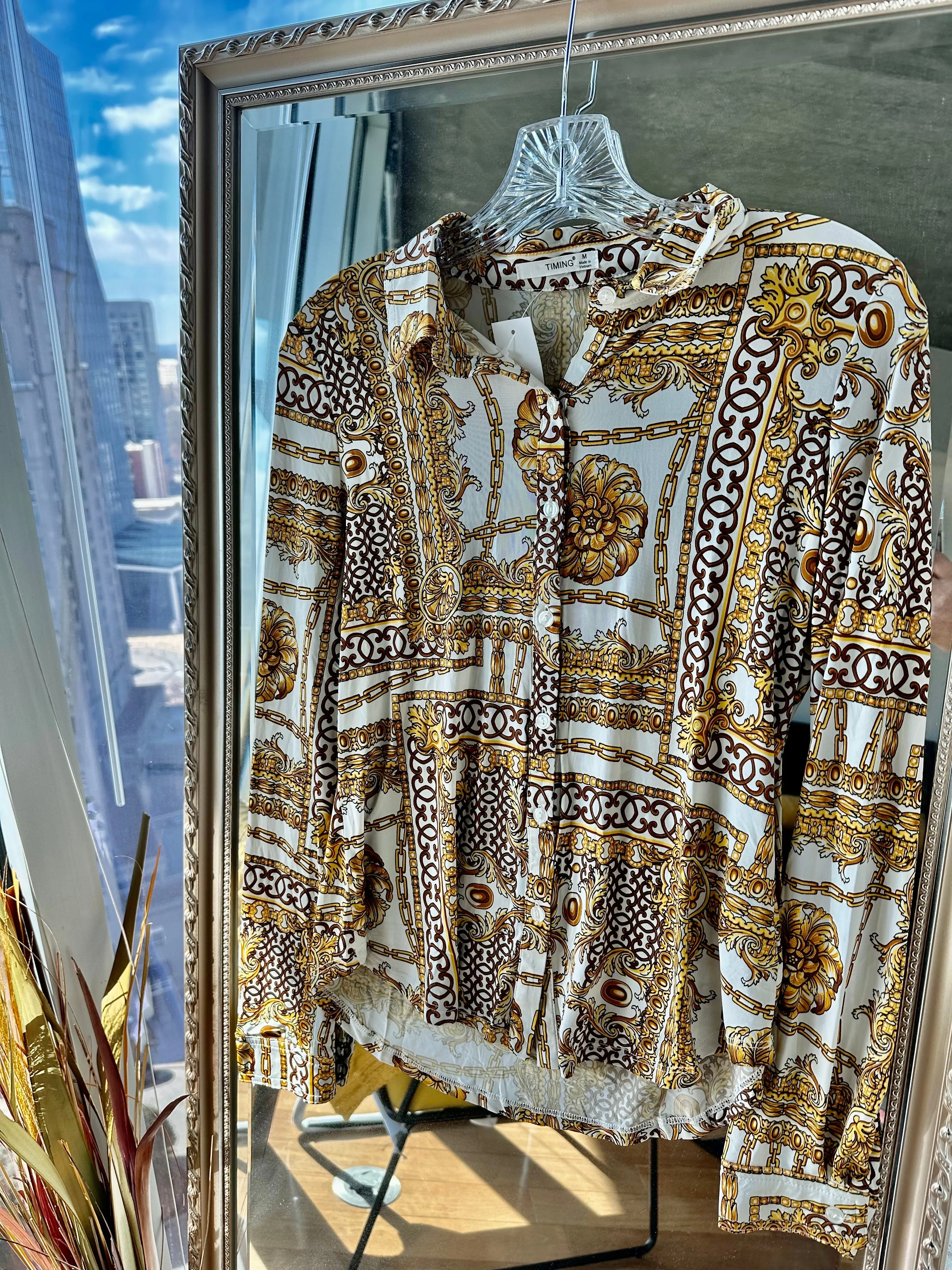 Gold Link Chain Top