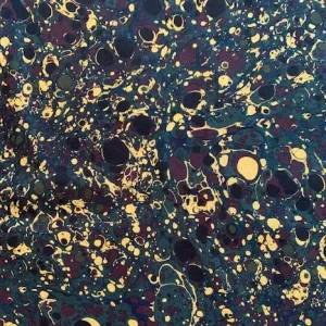 Gold Metallic Splash -  6-1/4 YDS