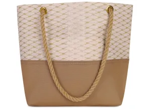 Gold Metallic Tote