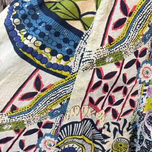 Grace Cotton Colorful Long Print Skirt