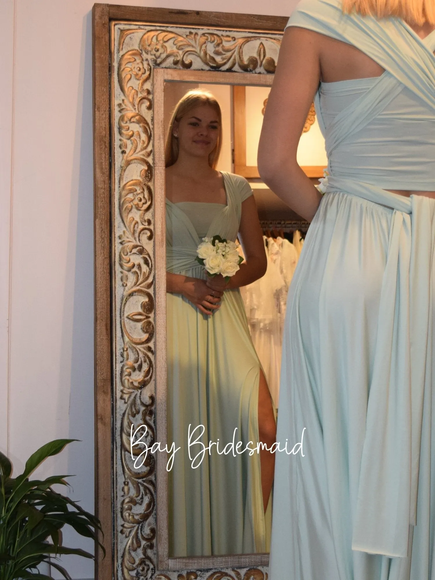 Green Lily convertible Infinity bridesmaid dress Express NZ wide