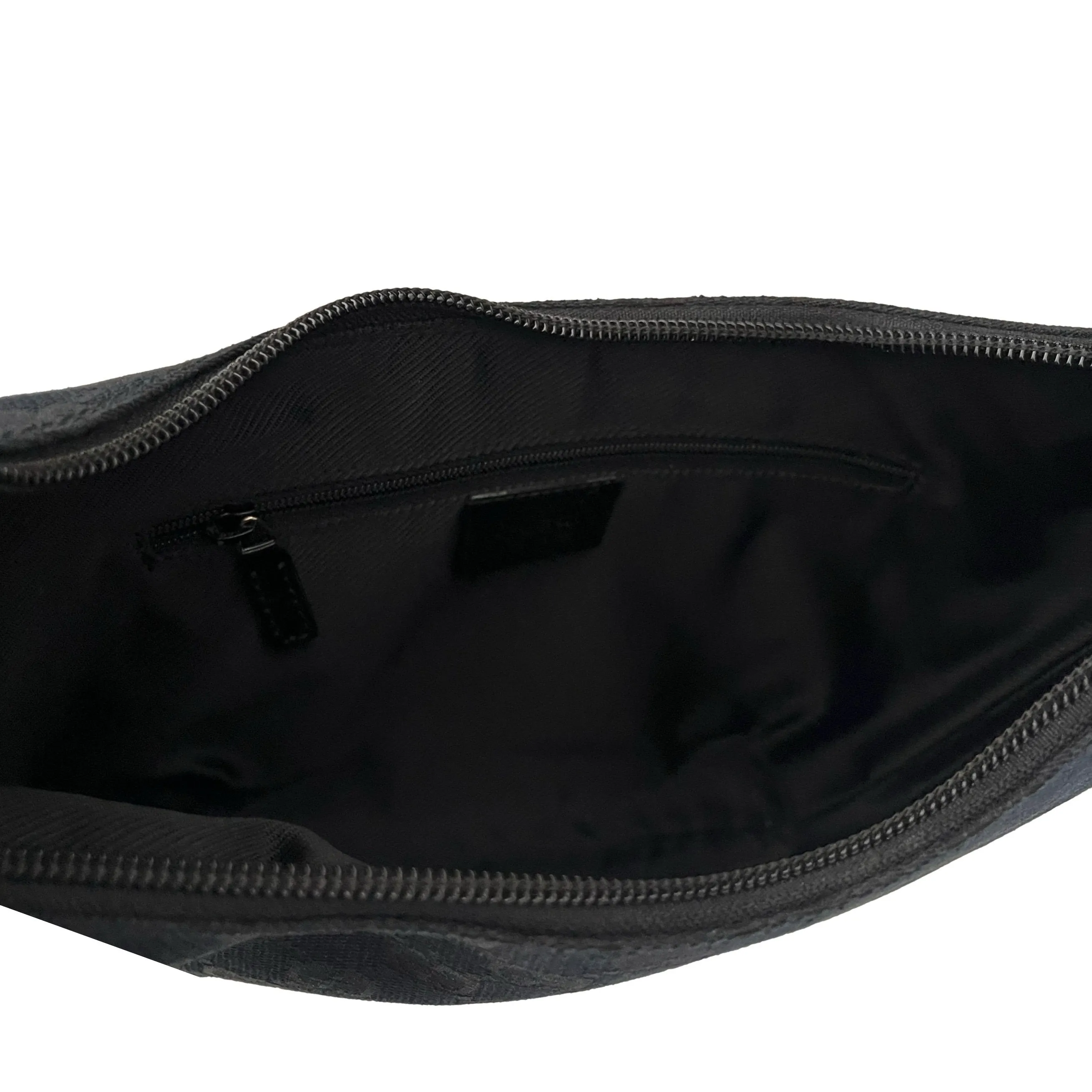 Gucci Black Monogram Shoulder Bag