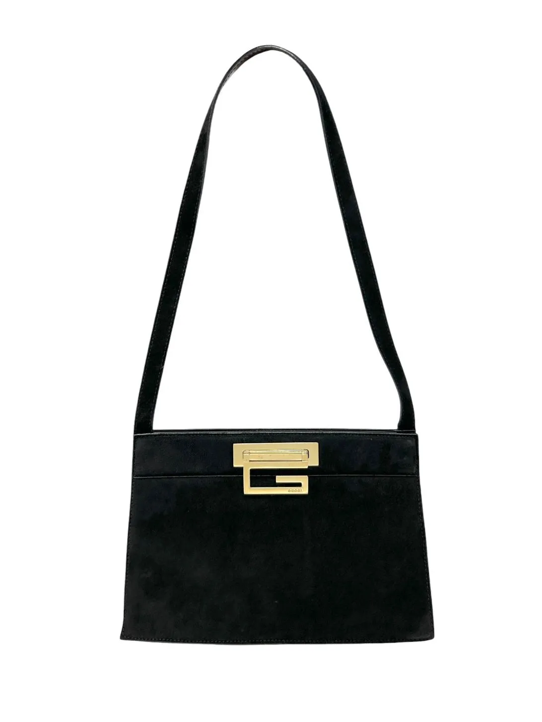 Gucci Black Suede Shoulder Bag
