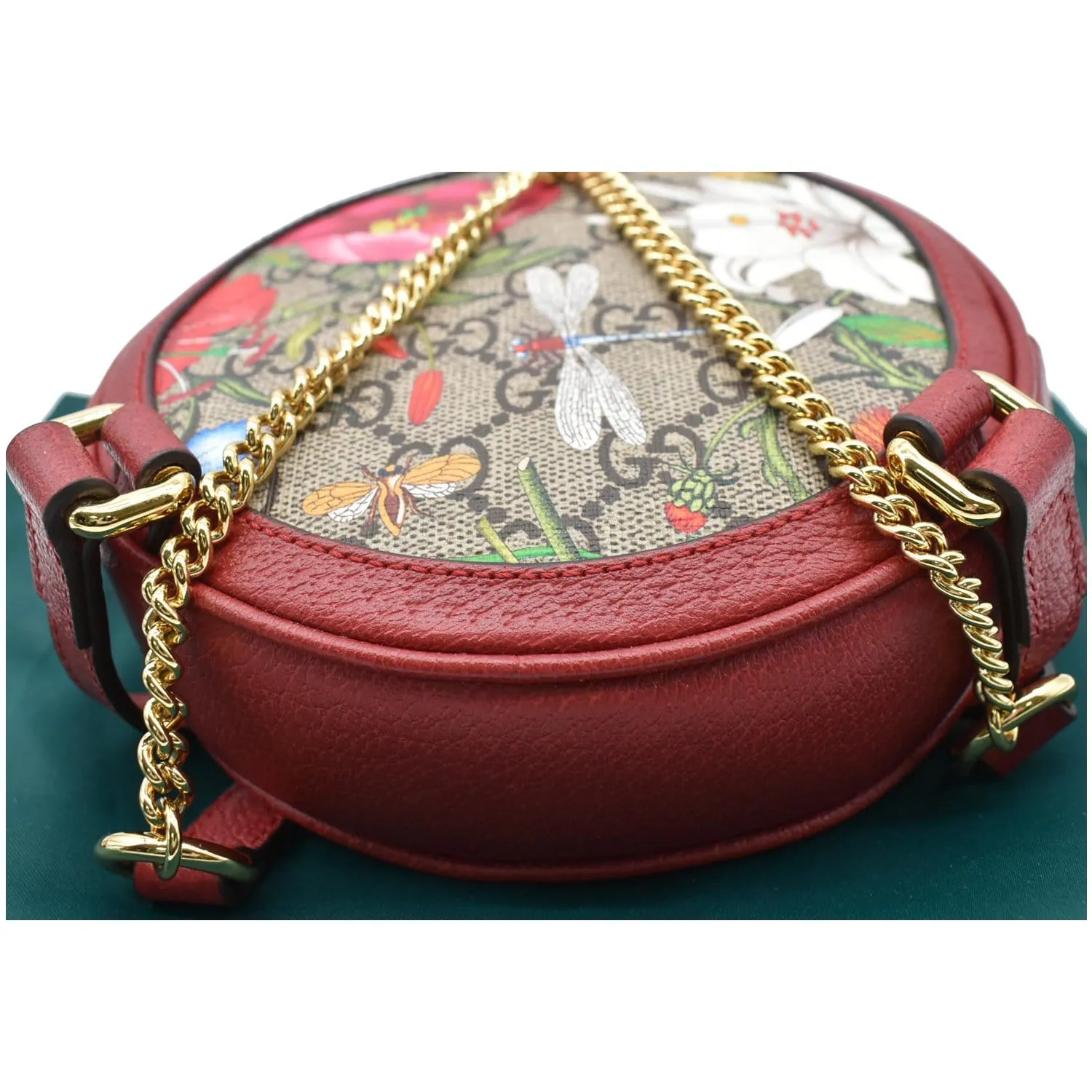 GUCCI Ophidia GG Floral Mini Supreme Backpack Bag Red 598661 - 20% OFF