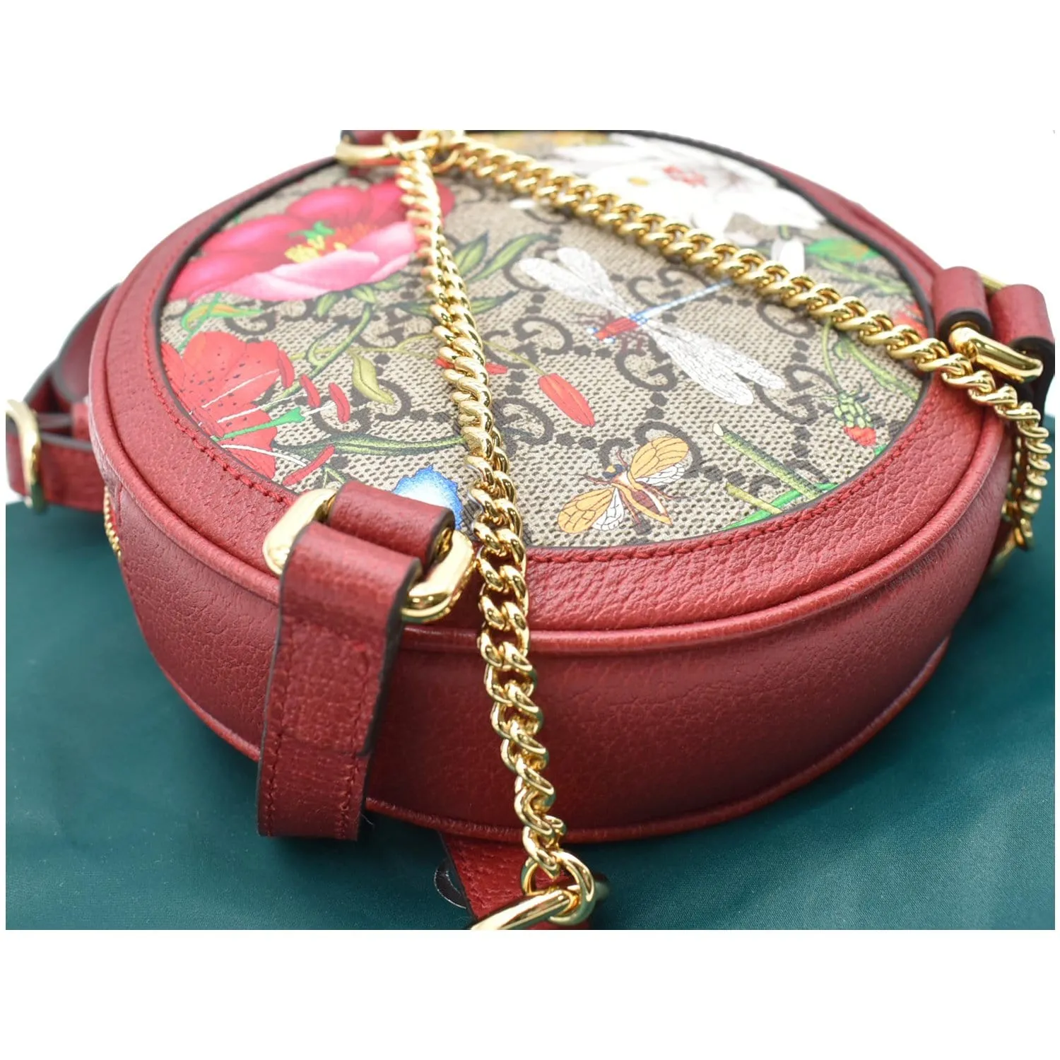 GUCCI Ophidia GG Floral Mini Supreme Backpack Bag Red 598661 - 20% OFF