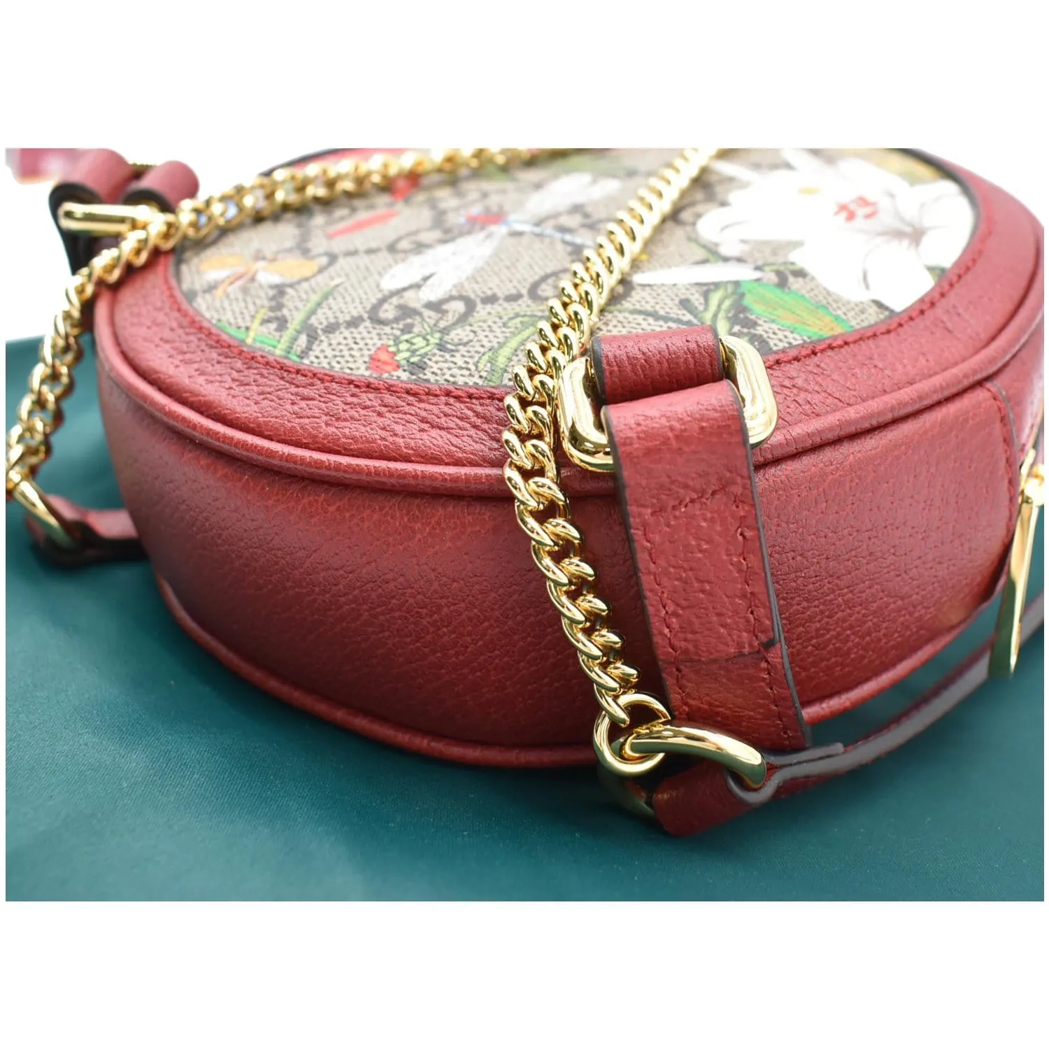 GUCCI Ophidia GG Floral Mini Supreme Backpack Bag Red 598661 - 20% OFF