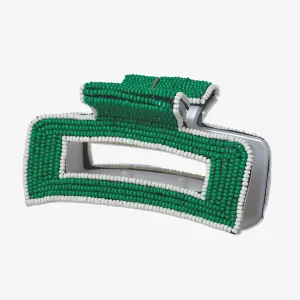 Hair Clip/Claw - INK ALLOY Lola Clip/Claw - Green/White