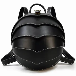 Handmade Beetle Style Vintage Leather Backpack Unisex Fashion