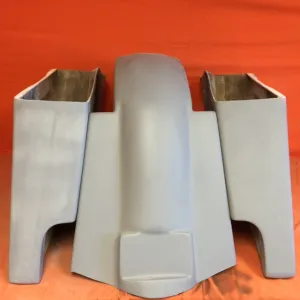 Harley Davidson 4" Extended Stretched Saddlebags & Replacement Fender 09 - 13