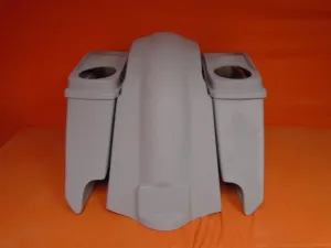 Harley Davidson 5" Extended Stretched Saddlebags Dual 6.5" Speaker Lids With Cut Outs