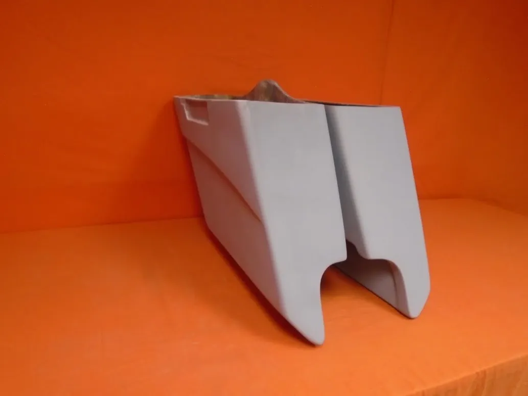 Harley Davidson 5" Extended Stretched Saddlebags With Cut Outs - No lids