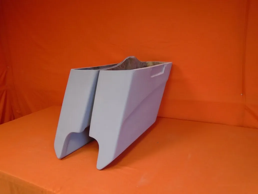 Harley Davidson 5" Extended Stretched Saddlebags With Cut Outs - No lids