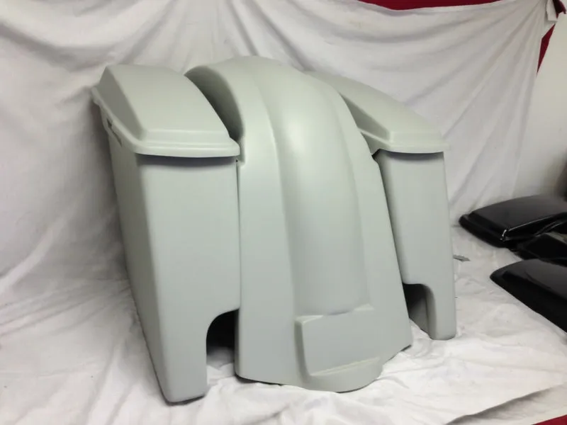 Harley Davidson 6" Extended Stretched Saddlebags with Lids 89-13