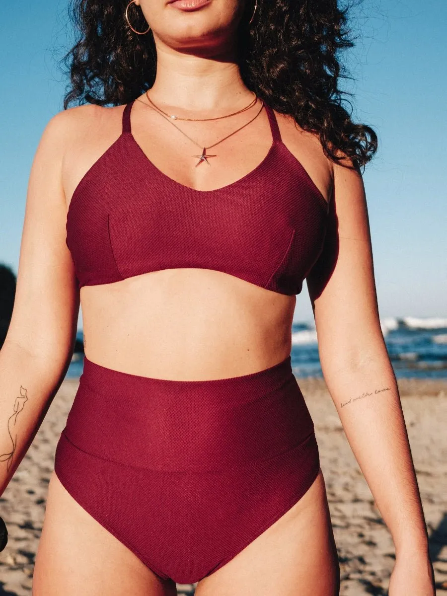 Haut de Bikini Triangle avec Dos Croisé Ajustable Elegant - Porto