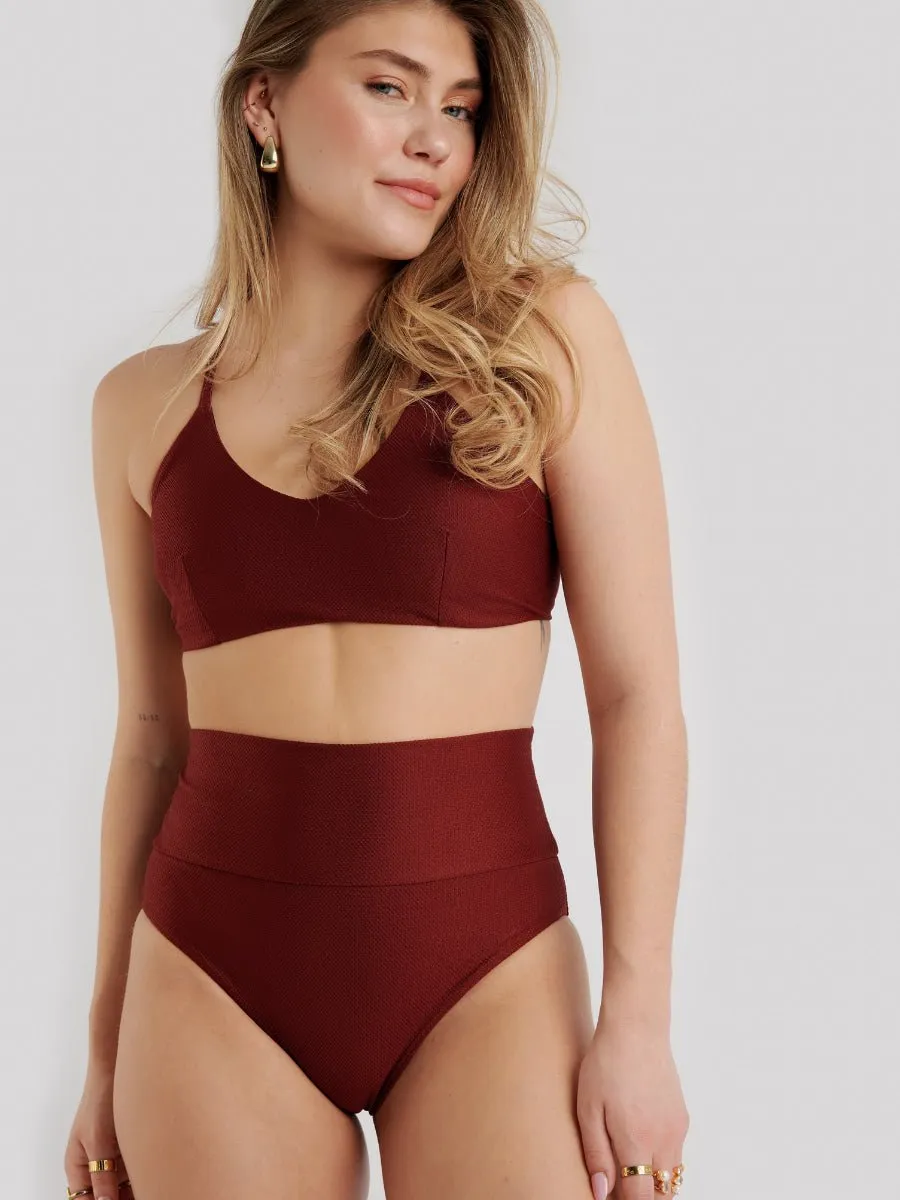 Haut de Bikini Triangle avec Dos Croisé Ajustable Elegant - Porto