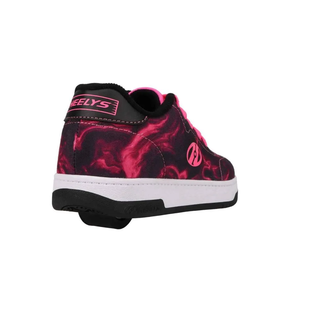 Heelys Sleek  - Black / Neon Pink
