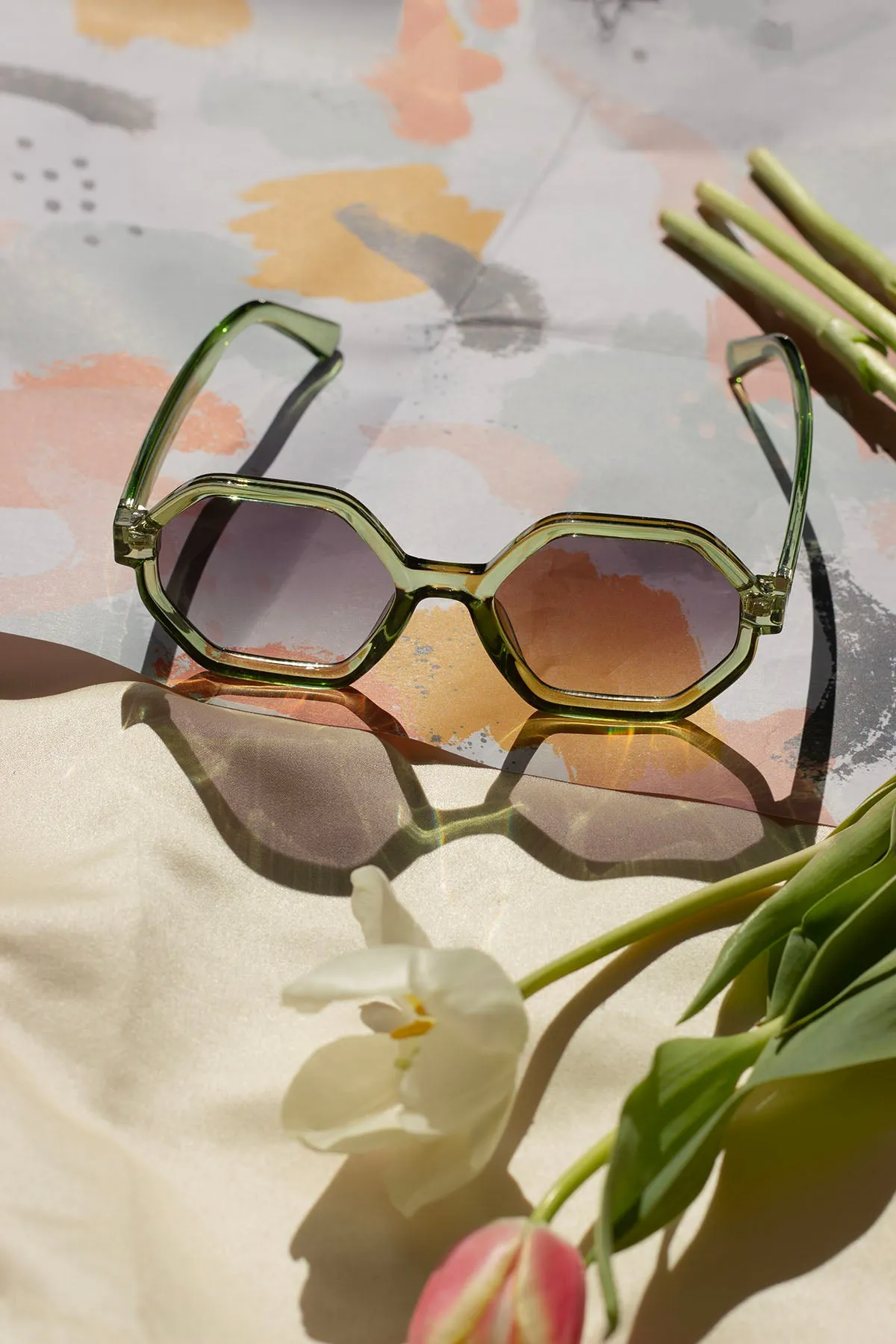 Heptagon Rounded Sunglasses