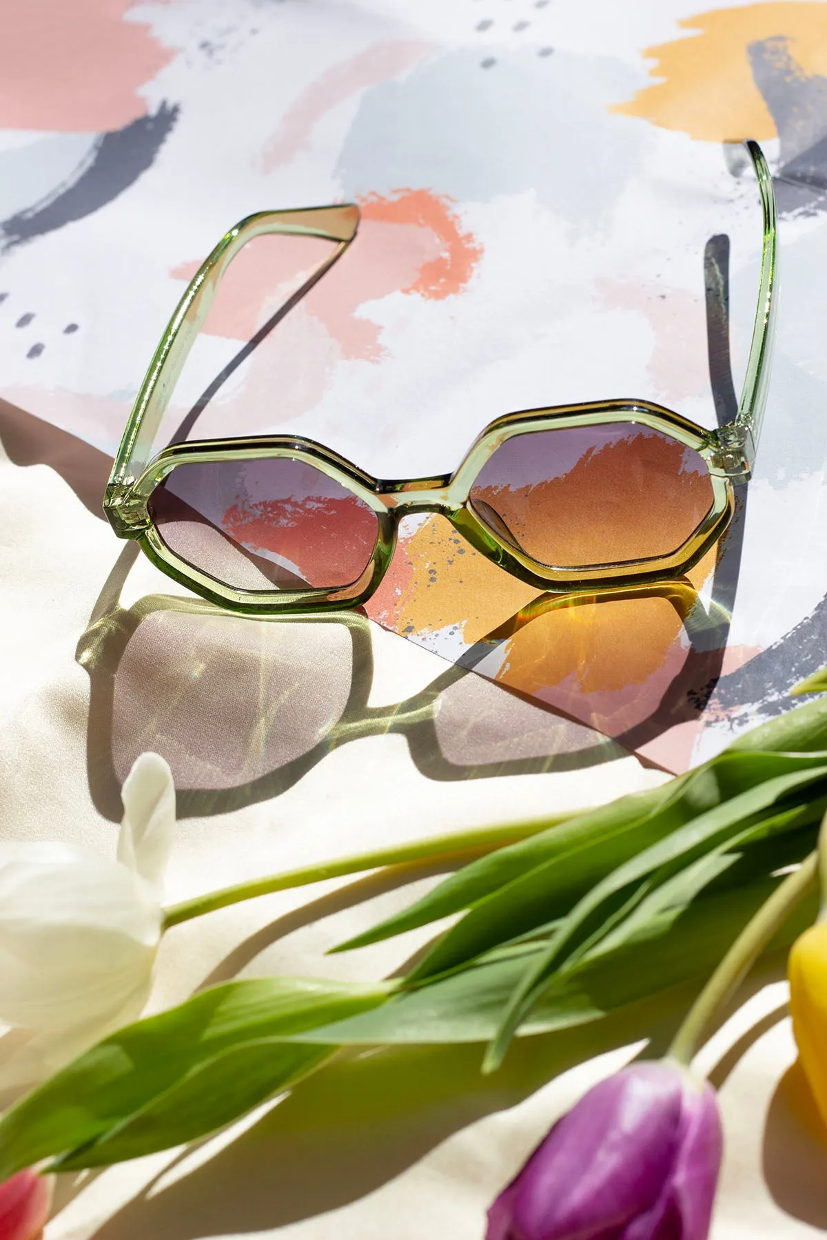 Heptagon Rounded Sunglasses