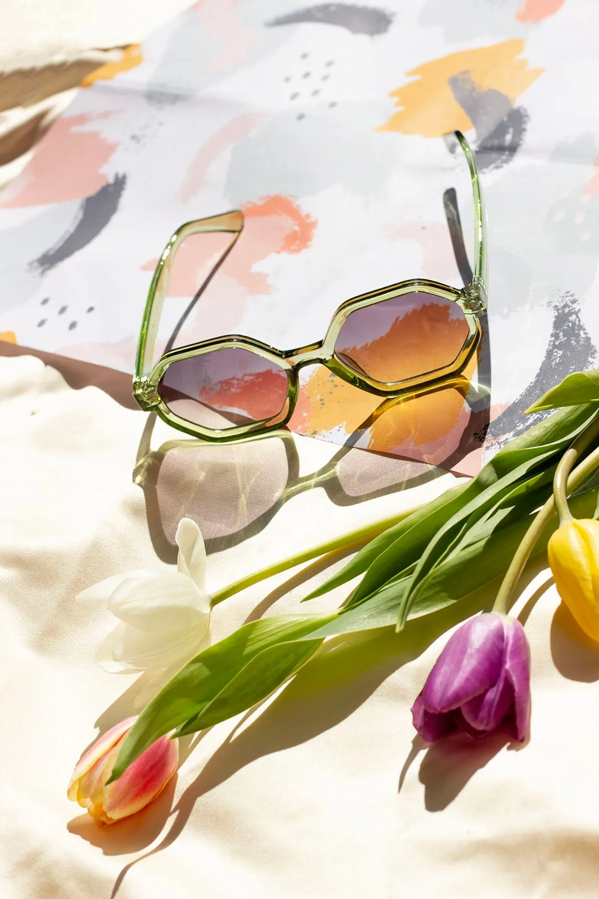 Heptagon Rounded Sunglasses