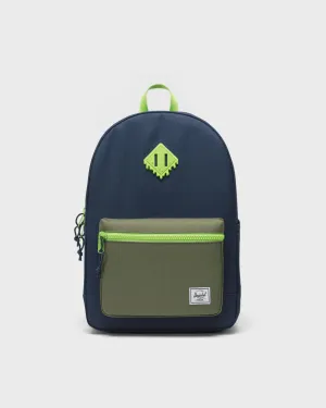 Heritage Youth Backpack 26L- Black Iris/Four Leaf Clover