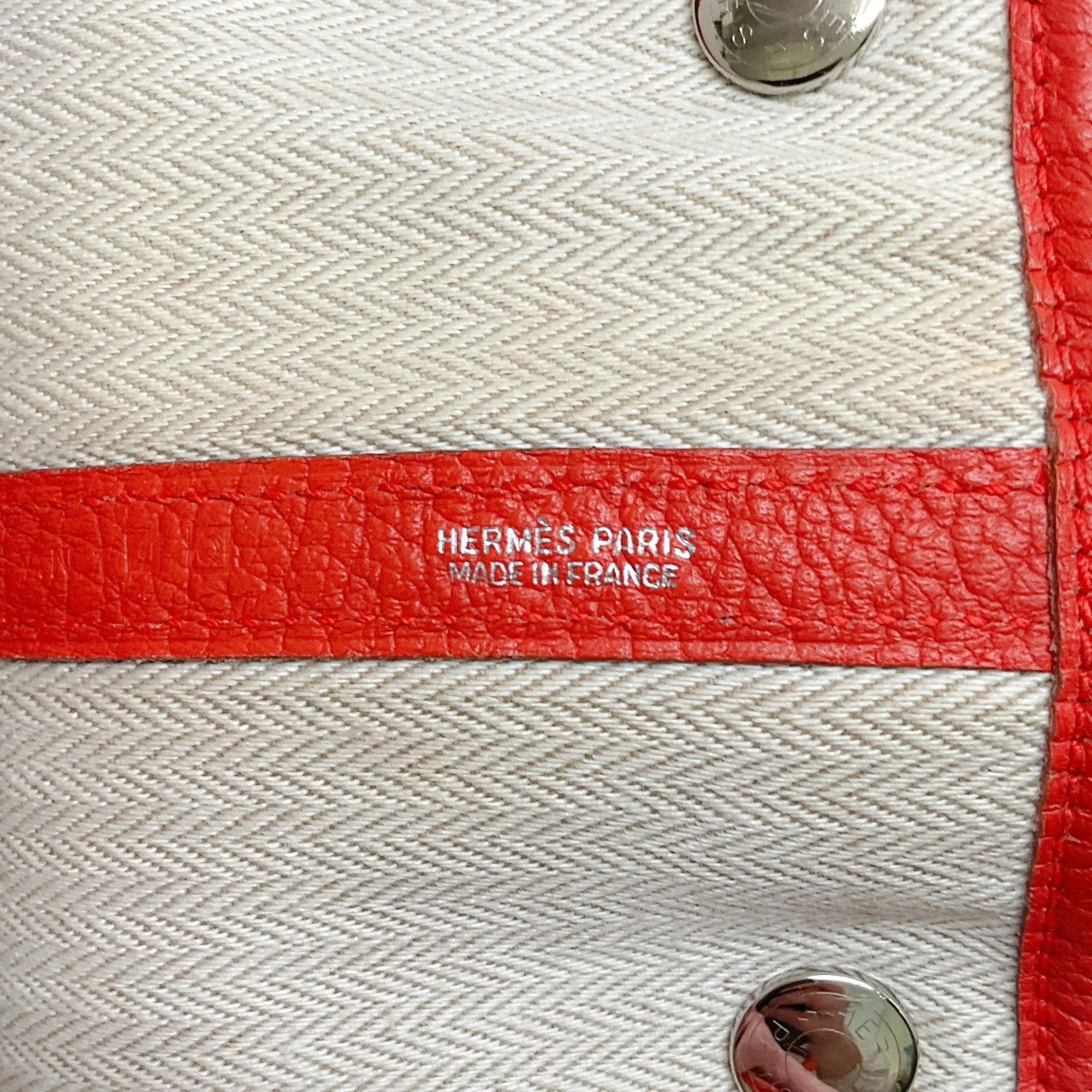 Hermes 2013 Orange Garden Party Tote