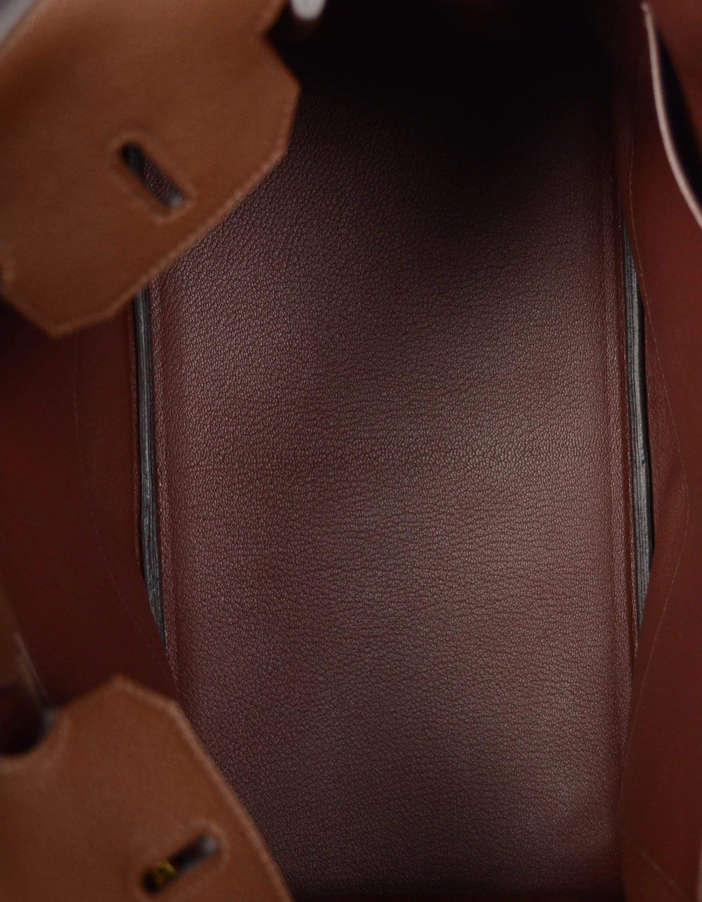 Hermes Brown Togo Leather 35cm Birkin Bag GHW
