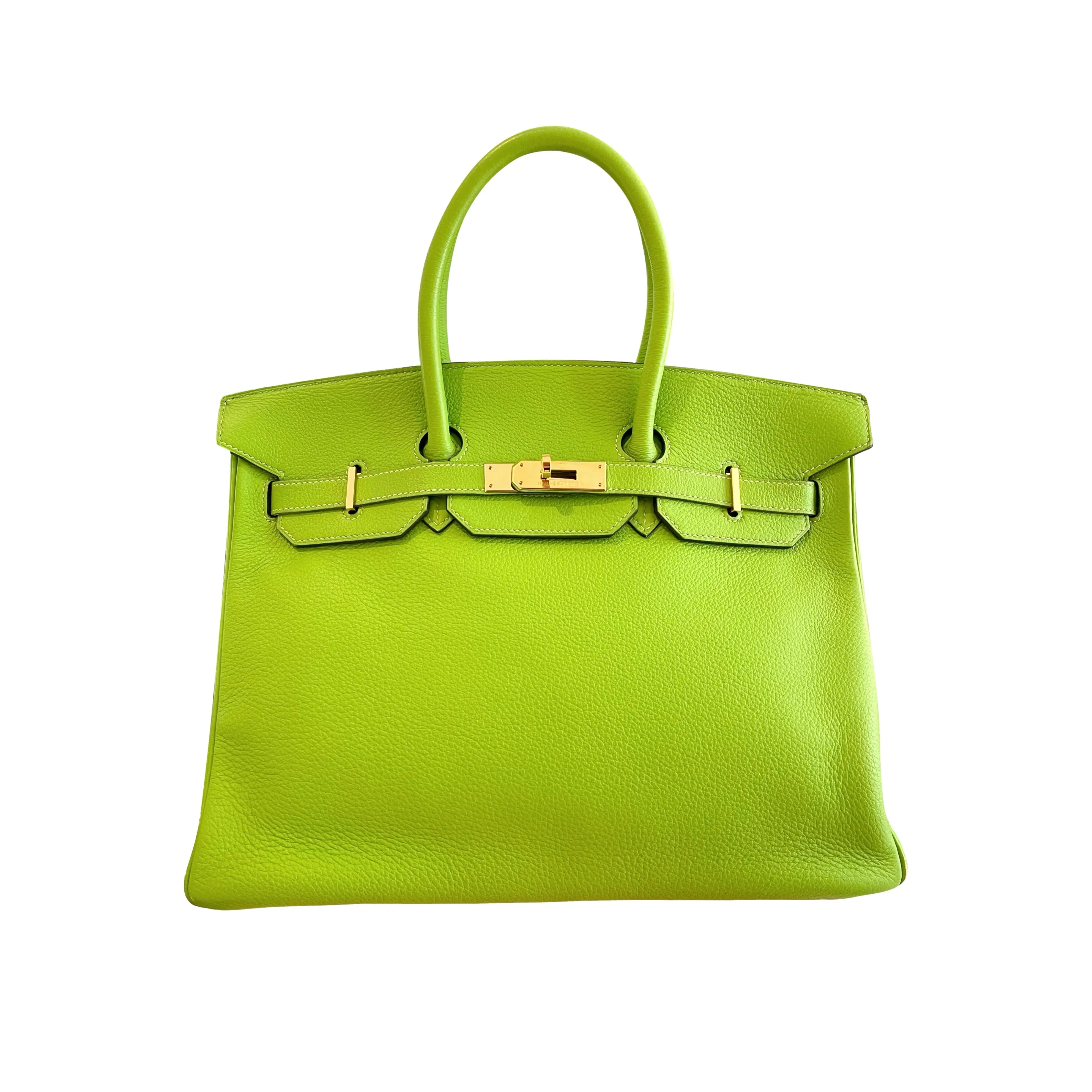 Hermes Lime Green 35 Birkin