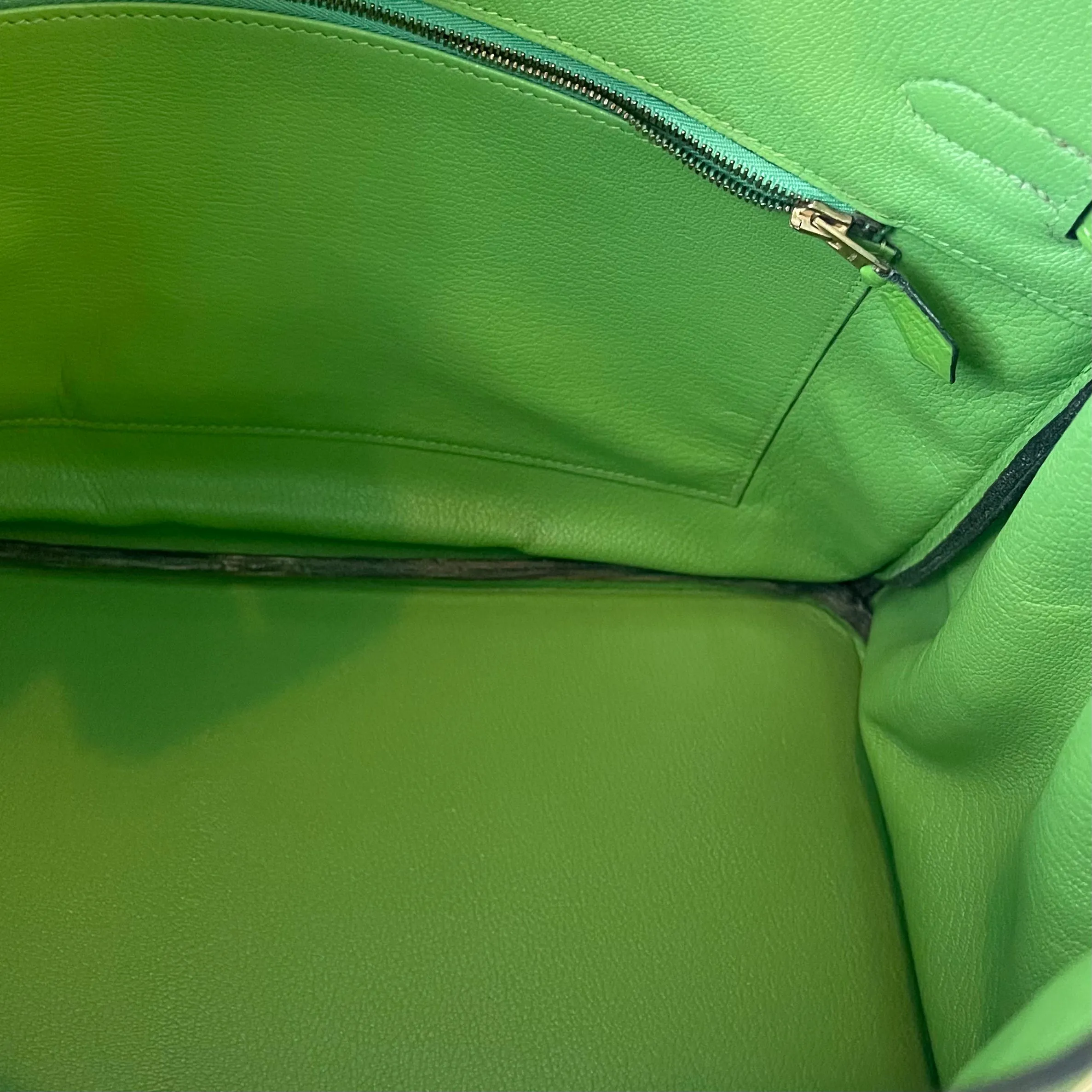 Hermes Lime Green 35 Birkin