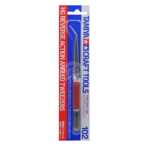 HG Reverse Action Angled Tweezers [74102]