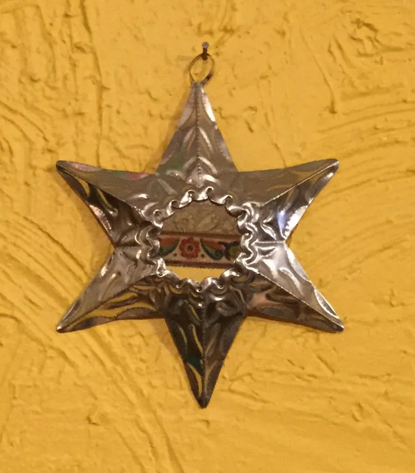 Hojalata Tin Art Star Mirror