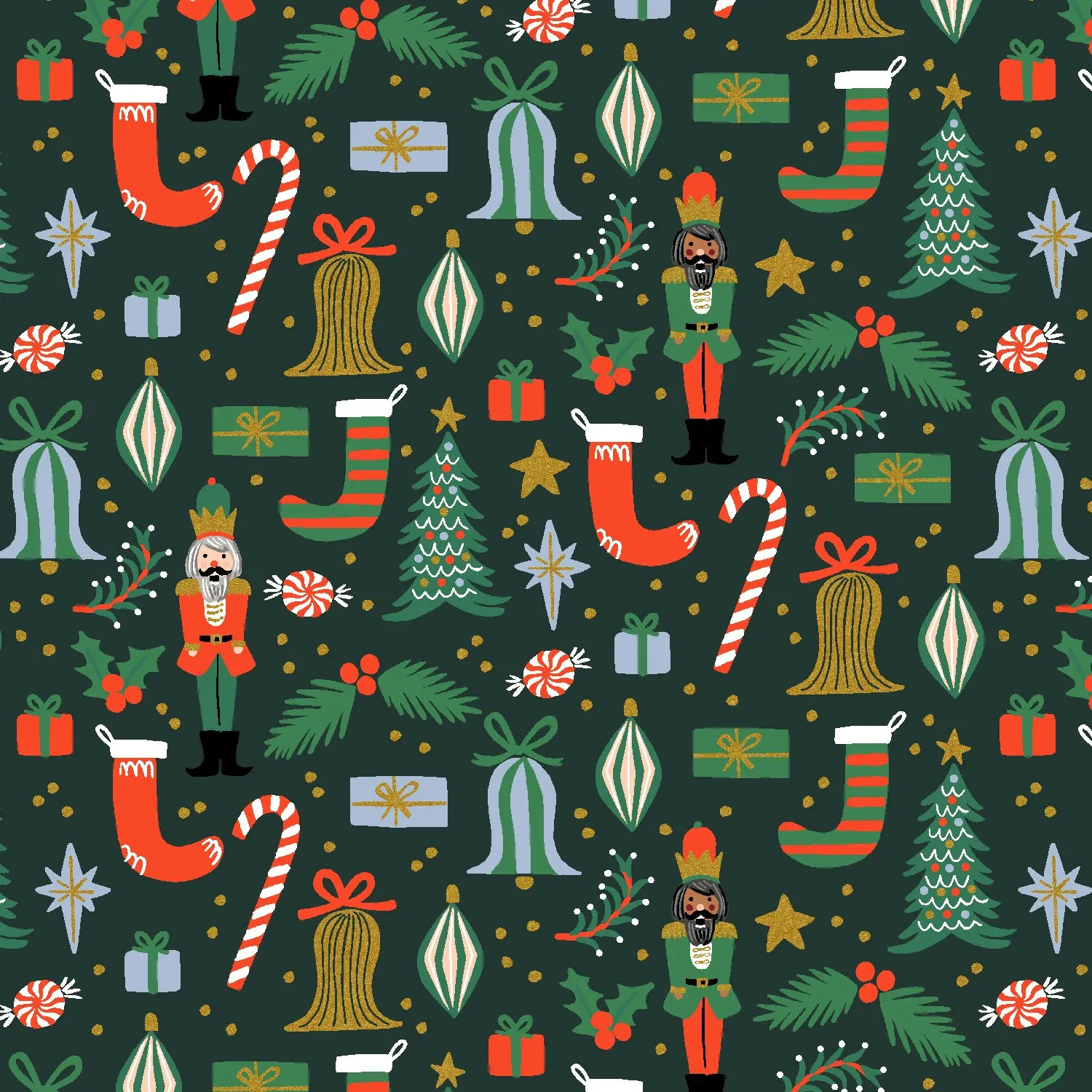 Holiday Classics II, Deck the Halls in Evergreen Metallic
