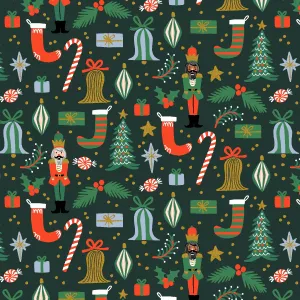 Holiday Classics II, Deck the Halls in Evergreen Metallic